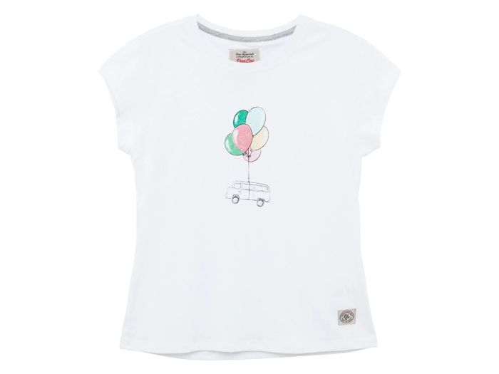 Van One Bulli Ballon White dames T shirt