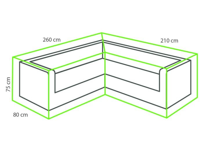 Winza Deluxe 210x260x80 R loungesethoes