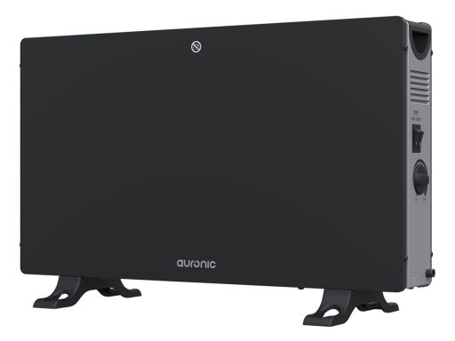 Auronic 2000 watt convectorkachel met ventilator - Black