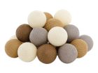Cotton Ball Lights Outdoor extension kit lichtslinger - Caramelo