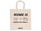 Obelink Home is where you park it canvas tas
