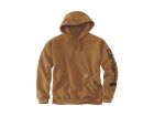 Carhartt Logo Sleeve Graphic Brown heren sweatshirt