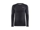 Craft Core wollen merino heren shirt - Black Melange