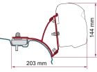 Fiamma F43 adapter VW T5/T6 Transporter Multivan