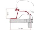 Fiamma F80/F65 adapter Hobby Caravan >2014