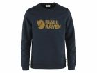 Fjällräven Logo heren sweater - Dark Navy