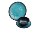 Flamefield Granite Aqua serviesset - 12-delig