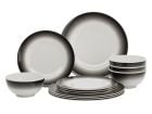 Flamefield Royale Onyx serviesset - 12-delig
