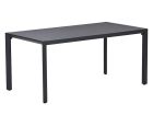 Garden Impressions Felini 160 x 84 cm tuintafel - Antraciet