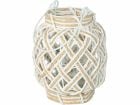 H & S Decoration Ø 16 x 20 cm lantaarn - White Natural