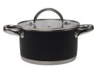 RVS ø 18 cm Black kookpan