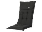 Madison Rib black hoge rug tuinkussen