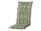 Madison Ikatin green hoge rug tuinkussen