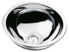 NavyLoad 30 cm halfvormige ronde wasbak - silver