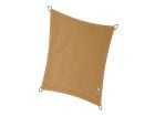 Platinum Coolfit 3x4m rechthoekig schaduwdoek - Zand