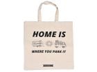 Obelink Home is where you park it canvas tas