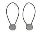 Obelink set lange elastieken met platte knop - 14 cm