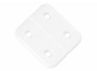 Fjord kunststoffen scharnieren (4x stuks) - white