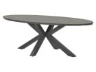 Outdoor Feelings Edson Carbon black grey teak 220 x 115 tuintafel