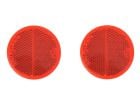 ProPlus ronde zelfklevende reflector - Red