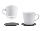 Silwy porseleinen magnetische espressokopjes