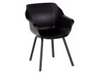 Hartman Sophie Element armchair carbon black diningstoel