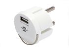 USB stopcontactadapter 2,4A - white