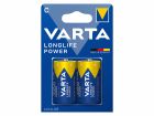 Varta 2x Longlife Power C batterijen