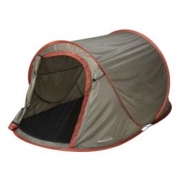 begroting knop dubbel Orange85 2 persoons groene pop-up tent