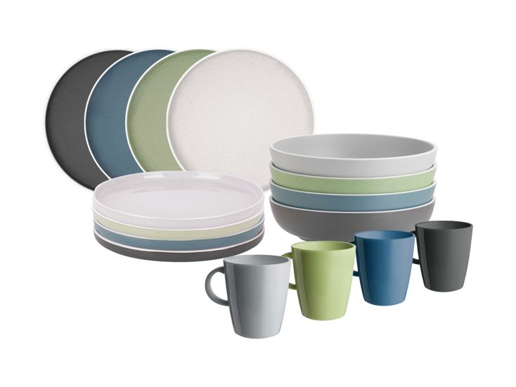 Brunner Dolomit Lunch box 16-delig serviesset -  mulitcolor