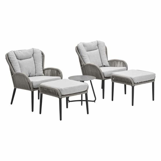Garden Impressions Bentong - Fons taupe - 3-delig - loungestoelen