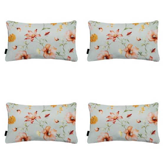 Madison Florina orange Sierkussen - Set van 4