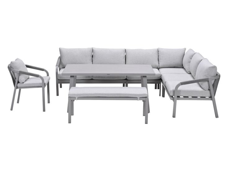 Garden Impressions Tarera 7-delige lounge-dining set- taupe