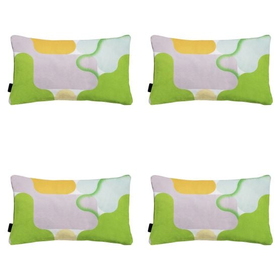 Madison Grafi lila Sierkussen - Set van 4