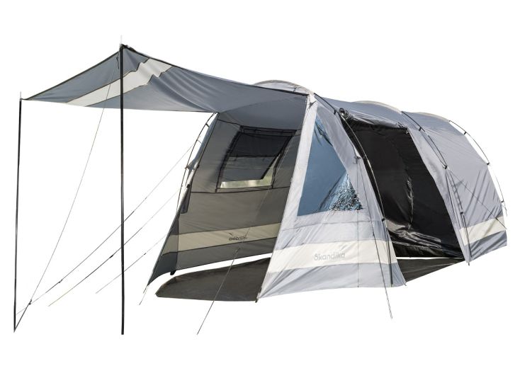 Skandika Kambo 6 tunneltent - Grey