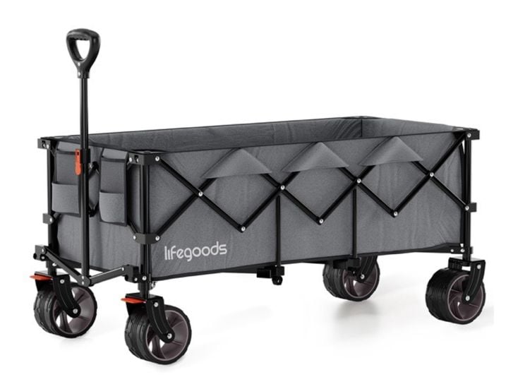 LifeGoods XXL 300L bolderkar - Grey