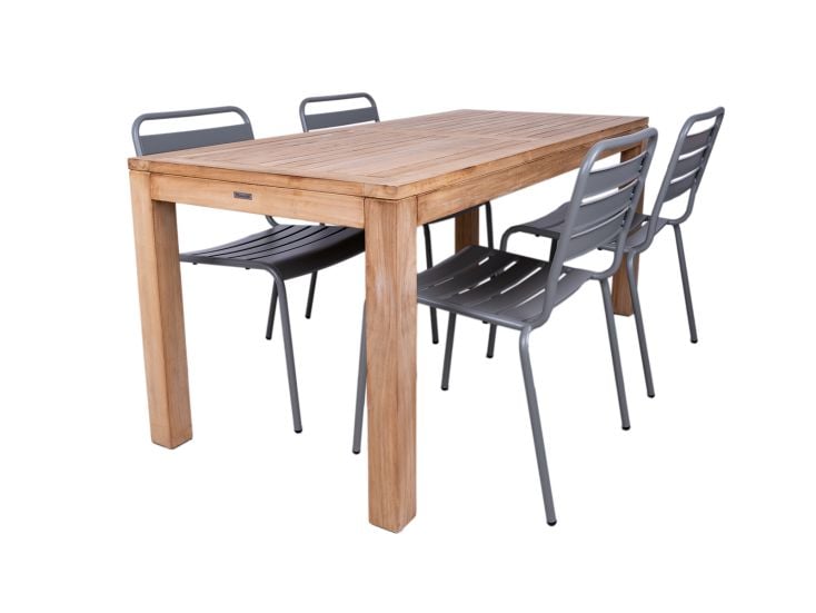MaximaVida Java 150 cm muisgrijs tuinset