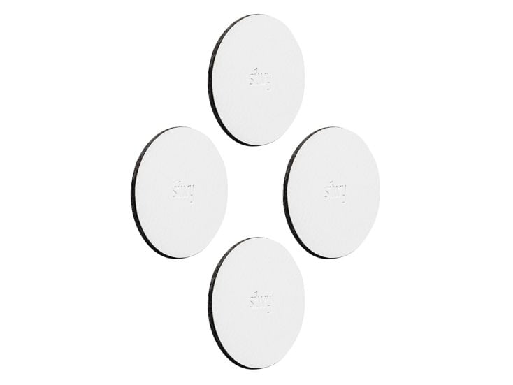 Silwy 7,5 cm set van 4 metalen nano-gelkussentjes - White