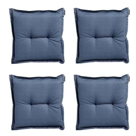 Madison Basic kobalt Zitkussen - Set van 4