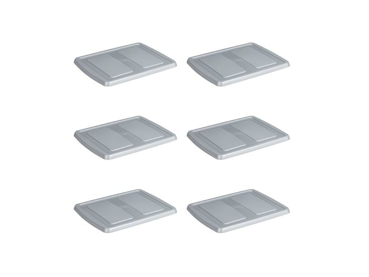 Sunware Nesta deksel grijs - opbergbox 17, 32L en 45L - Set van 6