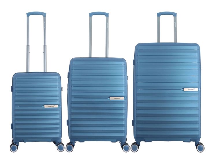 Saxoline Blue Resort 55/65/74 cm Reiskofferset - Blue