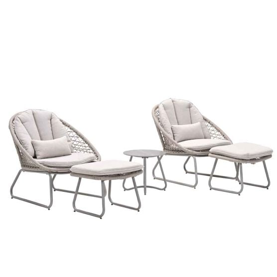 Garden Impressions Roswell - Fons sand - 3-delig - loungestoelen