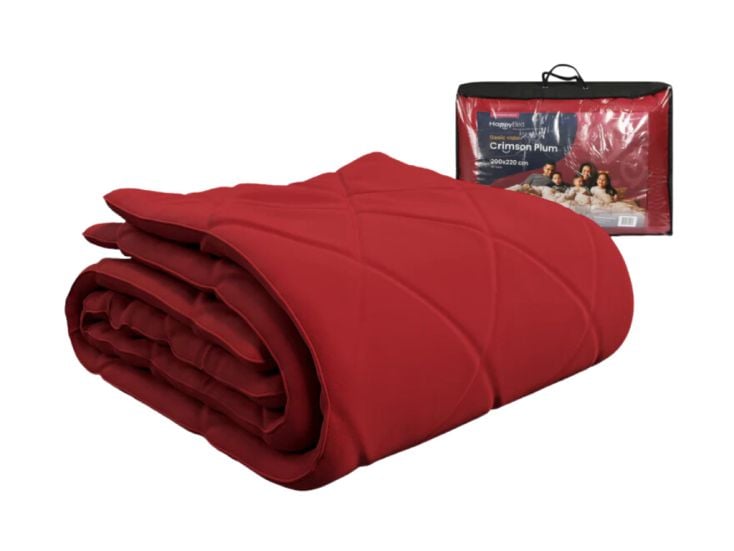 HappyBed Crimson Plum All year dekbed -  140x220 cm