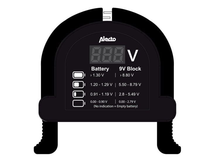 Alecto BTT2 Compacte universele batterijtester