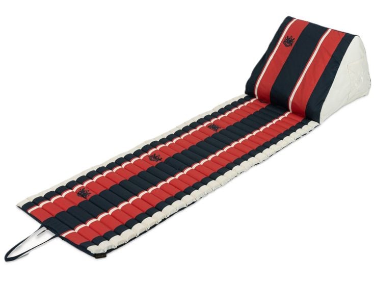 Besarto  Strandmatras - Stripe Classic  Red Navy
