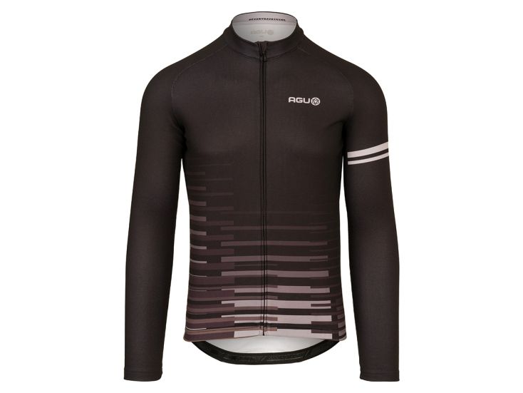 AGU Essential Lange Mouwen Heren fietsshirt - Black