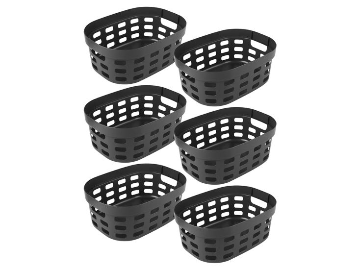 Sigma home 15 liter anthracite mand - set van 6