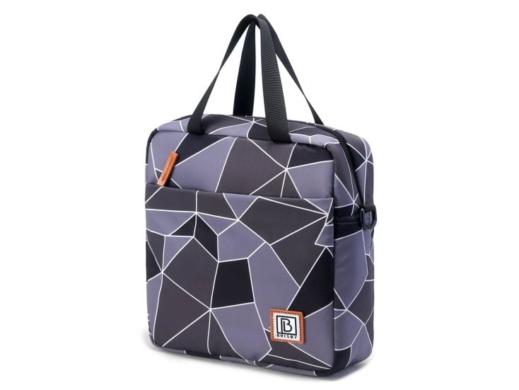 Brisby Grijs en Zwart 7 liter koeltas