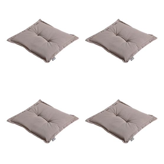 Madison Panama jute Zitkussen - Set van 4