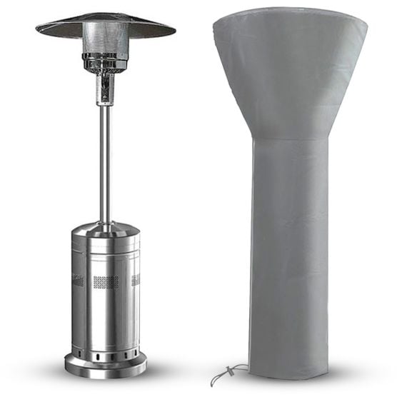 CUHOC Diamond 226 x 85 x 48 cm heaterhoes zilvergrijs